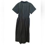 J. Crew Elena shirtdress in cotton poplin drama black Women's Size 8 NWT #BY832 Photo 4