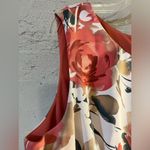 Dress Barn Beautiful floral fall colors PLUS dress size 18 lovely ruffles, sleeveless Photo 5