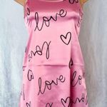 Boutique Baby Pink, Silky, Graphic, Night Slip Photo 0