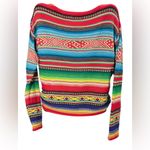 Ralph Lauren jeans co. VTG AZTEC/ WESTERN/ Mexicano print SIZE L preowned *FIRM Photo 1