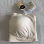 Truekind Convertible Strapless Bandeau Bra – Nude Beige, Size XL – With Straps Photo 6