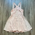 Lulus  Forevermore Skater Dress Peach Pink Sz L Photo 6