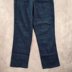 None Blue Elastic Waist Pull-On Stretch Straight Leg Denim Jeans Pants 4XL Photo 2