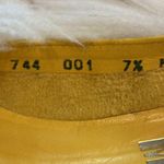 MILA Women's Yellow Flats size 7.5M leather flats color yellow Photo 2