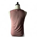POL Not Your Typical Twist Front V Neck Sleeveless Tank Top Dusty Rose Size S Photo 2