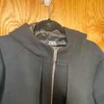 ZARA Wool Blend Hooded Parka Photo 3