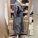 Savanna Jane Black Washed Denim Button Front Tiered Shirt Dress Size M Size M Photo 4