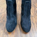 Valentino Garavani Valentino • Stretch-Suede Sock Boots ankle booties block heeled zip leather Photo 3
