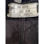 Free People Women’s Corduroy Jumper mini dress Black Size 28 Photo 10