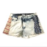 Mossimo Supply Co High Rise Taille Haute Denim Shorts Size 9. Photo 3