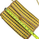 Vintage Mister Ernest Italian Woven Raffia Straw Clutch Brown Photo 10