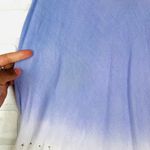 Raya Sun  Blue Ombre Boho Sleeveless Tunic Top with‎ Embellished Detail Size L Photo 3