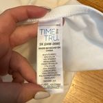 Time and Tru Womens 3X 24W 26W White Shirt High Waist Bikini Bottom Swim Tie New Photo 6