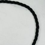 Chico's Black Rope with Gold Tone Pendant Necklace Photo 4