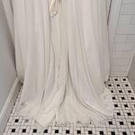 David's Bridal NWT Strapless Chiffon Satin A-Line Corset Wedding Dress Size 16W Photo 10