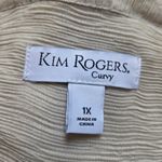 kim rogers  Curvy Tan Crepe Top Photo 6