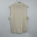 American Vintage Vintage Y2K Cream Sweater Vest Cardigan Size Small Boho Coquette Fairycore Photo 4