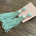 Rachel Parcell  beaded blue dangle earrings Photo 3