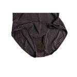 Black Athletic U Back One Piece Swimsuit‎ Moderate Coverage MEDIUM Minimalist Photo 3