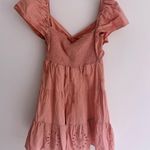ZARA Eyelet Mini Dress Photo 3