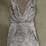 Tobi Gold Sequin Mini Dress Photo 1