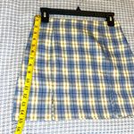 Zaful  Blue Plaid Mini Skirt Photo 2