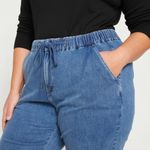 Universal Standard ComfortDenim Drawstring Jean Trouser in Tidal Indigo Blue Photo 2