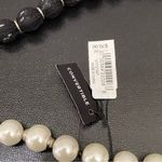 White House | Black Market WHBM  Faux Pearl Magnetic Clasp Convertible Necklace Photo 11
