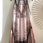 Free People Steal the Sun Mini Dress Tunic Tank Top Sleeveless Blouse Shirt Paisley Pink Size S Measurement in pics Photo 3