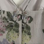 Adrianna Papell NWT  Metallic Floral Gown Dress | US 6 Photo 2