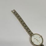 Anne Klein  Diamond women’s quartz analog watch 26mm gold tone bracelet size 6.5” Photo 2