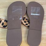 J Crew Factory Calf Hair Slip On Sandal Size 7 Black Photo 5