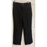 SheIn Black Cropped Dress Pants High Waist Career Casual Trousers L Photo 3