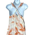 Roxy Hot Summer Lands Maxi Dress Spaghetti Straps Floral Size S Photo 4