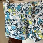 Almost Famous White Denim Floral Shorts Photo 1