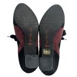 Pas de Rouge black and plum suede lace Photo 2