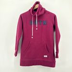 Burton  Womens Burgundy Indie Crush Neck Pullover Hoodie Sweatshirt Size Small Photo 1