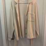 Oak + Fort EUC Rib-Knit Button Up Top Photo 2