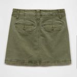 American Eagle AE Stretch High-Waisted Mini Skirt in Olive Size 18 Photo 4