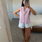 Villager Vintage Pink seersucker collared tank Photo 1