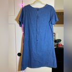 CB Casual Fish Denim Dress Medium EUC Vintage Blue Photo 5