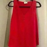 Everly Women’s Red  Sleeveless  Blouse Photo 0