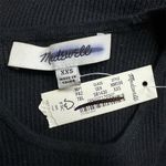 Madewell NWT Women's Black Signature Knit Cutaway Sweater Tank Top XXS Casual Photo 7