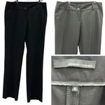 Amanda & Chelsea Black Dress Pants Straight Leg 4 Pockets Womens 10 Photo 1