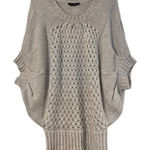 Vertigo  Cream Short Sleeve Batwing Dolman Oversized Sweater Extra Small Photo 0