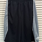 Adidas  Climate Black/Gray Basketball Women's Shorts Size Small Tie/Elastic‎ Logo Photo 0