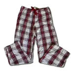 Victoria's Secret Victoria Secret red plaid, flannel style,  pajama pants; size S Photo 0