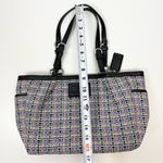 Coach Gallery Multicolored Herringbone Tweed Tote Bag Photo 15