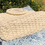 NEW Straw Purse bag Tan Photo 6