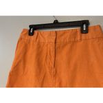 Vineyard Vines  Mini  Skirt Womens 6 Orange Corduroy‎  Casual  Pockets Preppy Photo 2